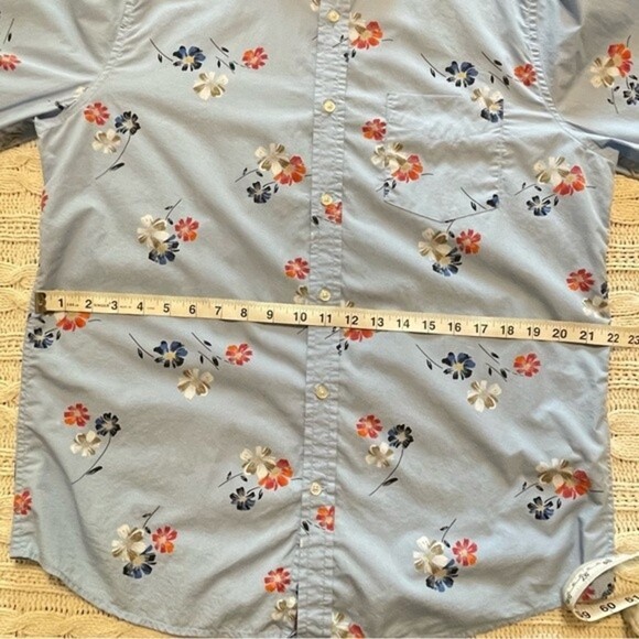 Banana Republic Floral Luxe Poplin Top Size Large - Picture 8 of 11